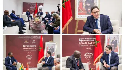 ​Le renforcement de la coopération bilatérale, objet des entretiens du Ministre du Transport et de la Logistique avec ses homologues