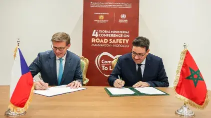 ​Maroc- République Tchèque : Signature d’un MoU portant sur le renforcement la coopération dans le domaine de la sécurité routière