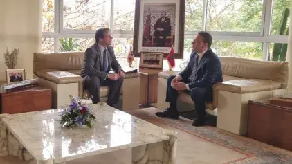 Monsieur Mohammed Abdeljalil reçoit le Ministre d’Etat britannique du Commerce et des Affaires