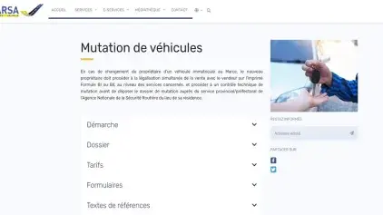 La NARSA lance un nouveau portail de mutation des véhicules