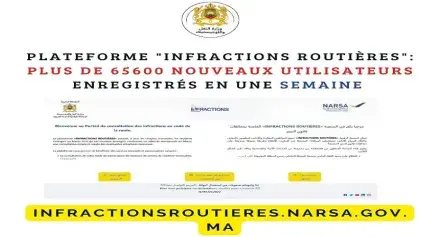 Plateforme "Infractions routières": plus de 65.600 nouveaux utilisateurs enregistrés en une semaine