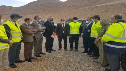 Visite de Monsieur le Ministre de l’Equipement, du Transport, de la Logistique et de l’Eau dans la Région de Guelmim-Oued Noun