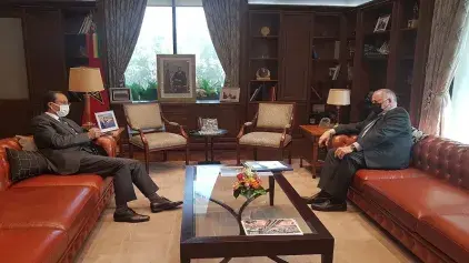 M. Amara reçoit le Président du Conseil Mondial de l'Eau