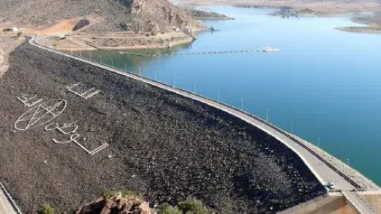 Le taux de remplissage des barrages est de 38,8%