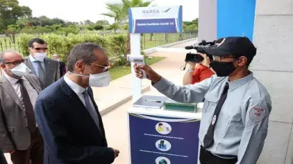 Visite de terrain de M. Abdelkader AMARA, consacrée à la présentation du plan de reprise des activités des services publics supervisés par la NARSA