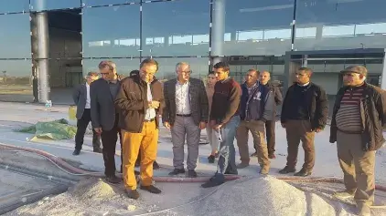 M. Amara visite le chantier d’élargissement et de réaménagement de l’aéroport Nador Laroui