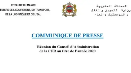 Réunion du Conseil d’Administration de la CFR au titre de l’année 2020