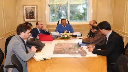 Réunion entre M. Amara et le DG de la Société Marchica Med au sujet du projet d’aménagement de la lagune de Marchica