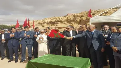 Monsieur AMARA s’enquiert de l’état d’avancement des travaux de la voie express Tiznit- Laâyoune - Région de Laâyoune - Sakia El hamra