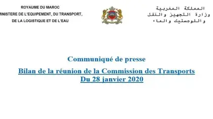 Bilan de la réunion de la Commission des Transports du 28 janvier 2020