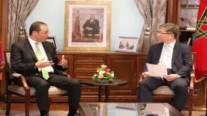 M. AMARA et M. Kim s’entretiennent dans une vidéo- chat sur la sécurité routière et les infrastructures des transports au Maroc