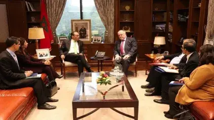 M. Amara reçoit le Président du Conseil Mondial de l’Eau