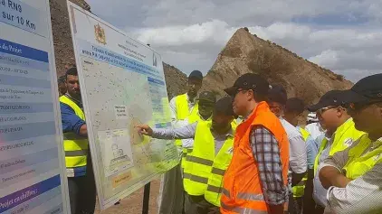 Monsieur Abdelkader AMARA s’enquiert des chantiers d’aménagement de la RN9 reliant Marrakech à Ouarzazate