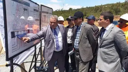 Province de Larache : M. Amara s’enquiert de l’avancement du chantier de construction d’un pont de déviation du tracé de la RP 4403