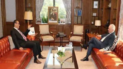 M. Amara reçoit l’Ambassadeur du Royaume à la République Populaire de Chine