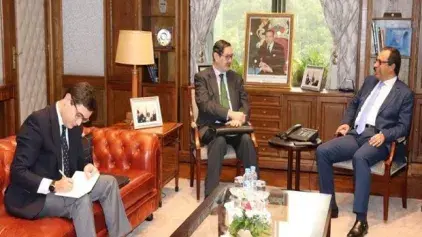 M. Amara reçoit l’ambassadeur d'Espagne au Maroc