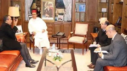 M. Amara reçoit le Président de la Région Dakhla-Oued Eddahab