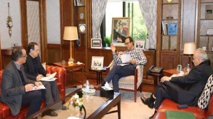 M. Amara reçoit M. le Wali de la Région de Rabat-Salé-Kénitra