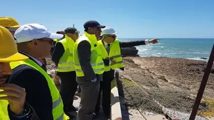 M. Amara visite le chantier du nouveau port de Safi