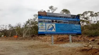 Travaux d’élargissement et de renforcement du 2ème tronçon de la RN8, reliant Bni Boufrah (RN16) et Cala Iris sur 8 km, Province d’Al Hoceima