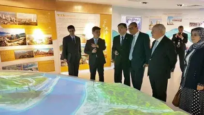 M. Amara effectue une visite à la société chinoise «China Gezhouba Group International Engineering »