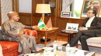 M. Amara reçoit l’ambassadeur de la République Fédérale du Nigeria