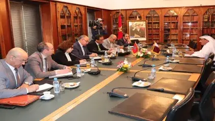 M. Amara reçoit le Ministre des Transports et des Télécommunications du Qatar