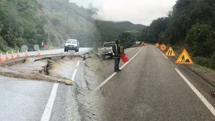 Communiqué de presse sur les dégâts enregistrés sur la Route Nationale n°13  entre Ouezzane et Chefchaouen