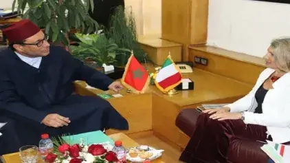 M. Amara reçoit l’ambassadeur de la République d’Italie au Maroc