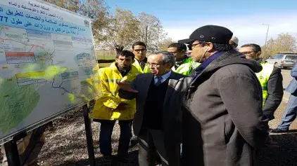 M. Abdelkader AMARA s’enquiert du projet d’aménagement de la RN9 reliant Marrakech et Ouarzazate