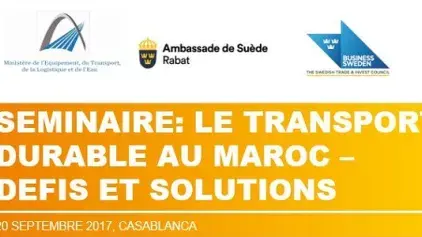 Séminaire international sur le thème du transport durable au Maroc