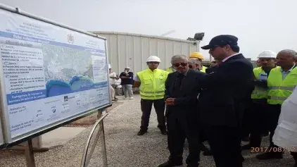 Visite de Monsieur le Ministre Abdelkader AMARA   au Nouveau Port de Safi
