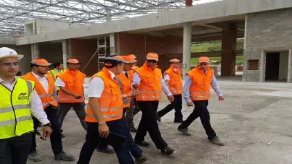 Le ministre de l’Equipement, du Transport, de la Logistique et de l’Eau visite le chantier du train a grande vitesse Tanger- Casablanca