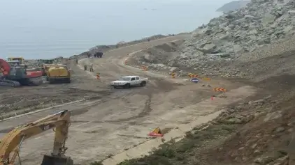 Rétablissement de la circulation sur la Route Nationale n°16  (rocade méditerranéenne) au niveau du PK 158  (à 13 km du Centre du Stehate vers Jebha)