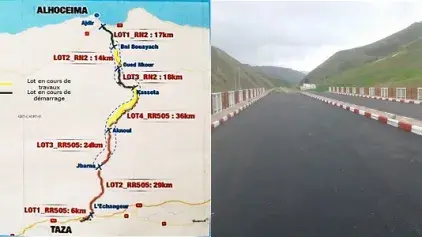 La voie express Taza-Al Hoceima,  un projet stratégique qui permettra de relier trois régions du Royaume