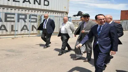 Visite de Monsieur Abdelkader AMARA à la plateforme logistique  Mohammedia - Zenata