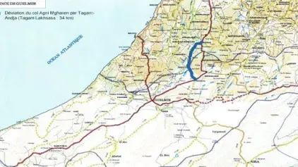 Coupure de la circulation sur la route nationale n° 1 reliant Lakhssas et Tagant à travers Bouizakarne dans la province de Guelmim pour 15 jours