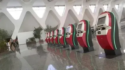 La RAM met en place les bornes de l'Express check-in à Marrakech