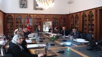 Réunion sur l'état d’avancement des travaux de construction  du nouveau port de Safi