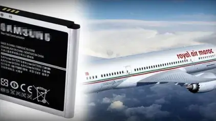 Royal Air Maroc : interdiction des batteries lithium-ion en soute