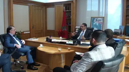 M. Aziz RABBAH reçoit le Président D’Amico Dry Maroc