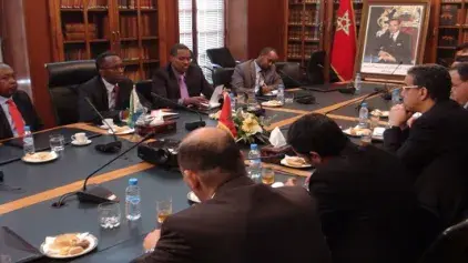 M. Rabbah examine avec son homologue djiboutien les moyens de renforcer la  coopération bilatérale dans les domaines du transport et de la logistique