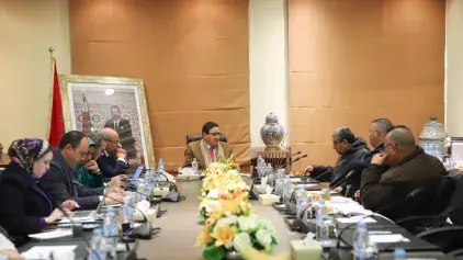 ​السيد عبد الصمد قيوح يترأس اجتماع لجنة القيادة مع مهنيي النقل الوطني الطرقي للبضائع