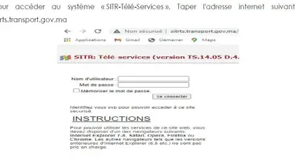 " Télé-services"تفعيل الخدمات عن بعد المتعلقة بالنقل الطرقي