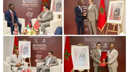 ​السيد قيوح يتباحث سبل تعزيز التعاون مع نظرائه الأفارقة